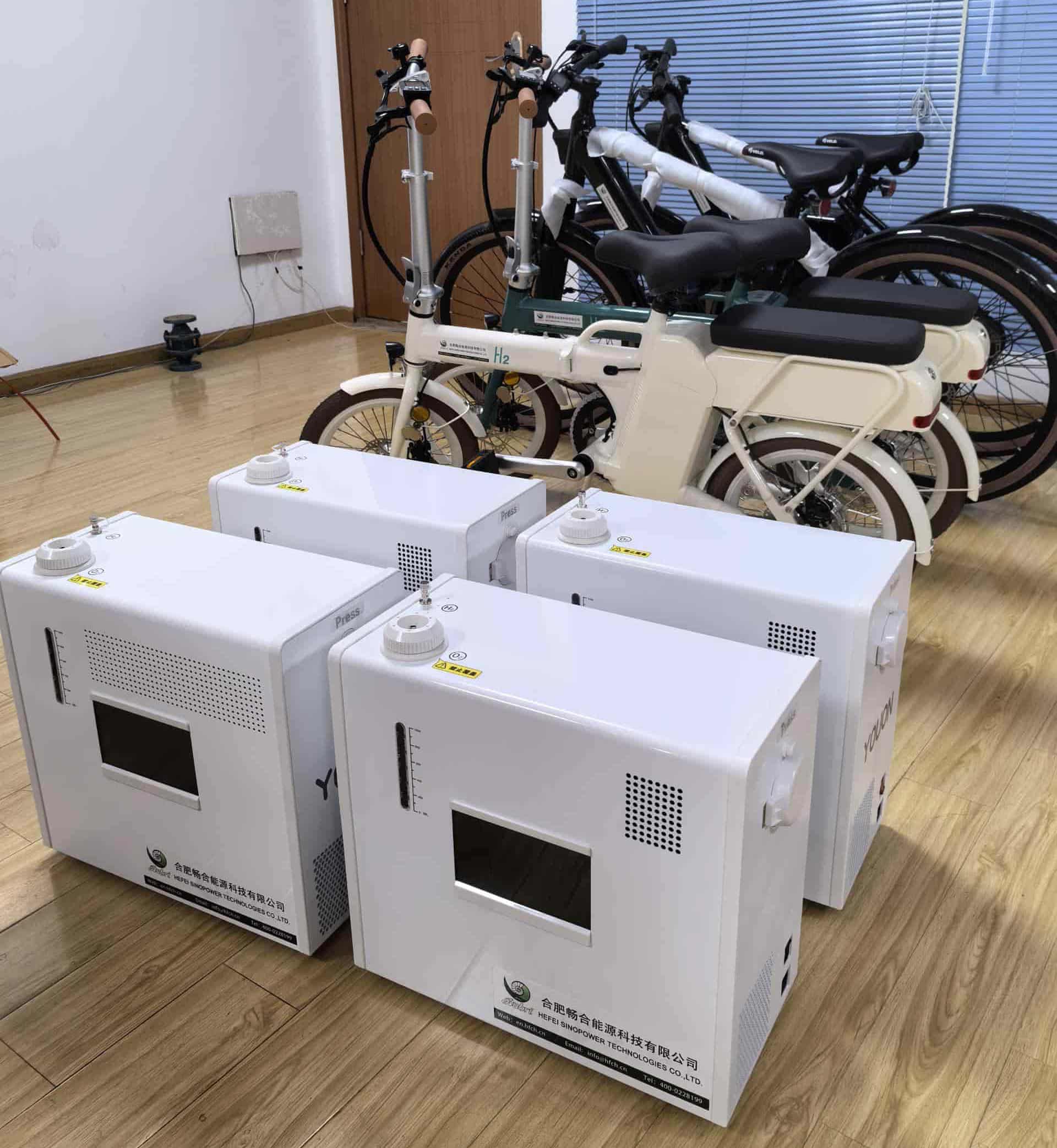 Mini PEM electrolyzer for bikes