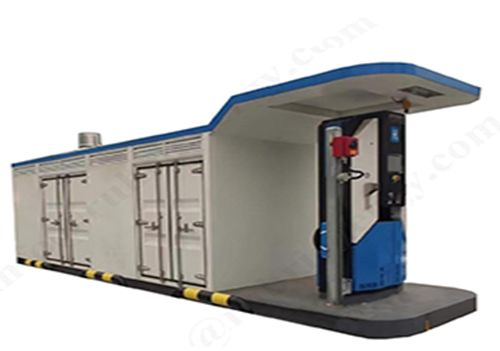 China's first heavy-haul railway hydrogen refueling station has achieved a cumulative hydrogen refueling volume exceeding 10,000 kilograms.