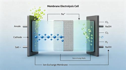 How a Membrane Separates Chlorine and Alkali — Working Principle of Ion-Exchange Membrane Electrolysis Cells